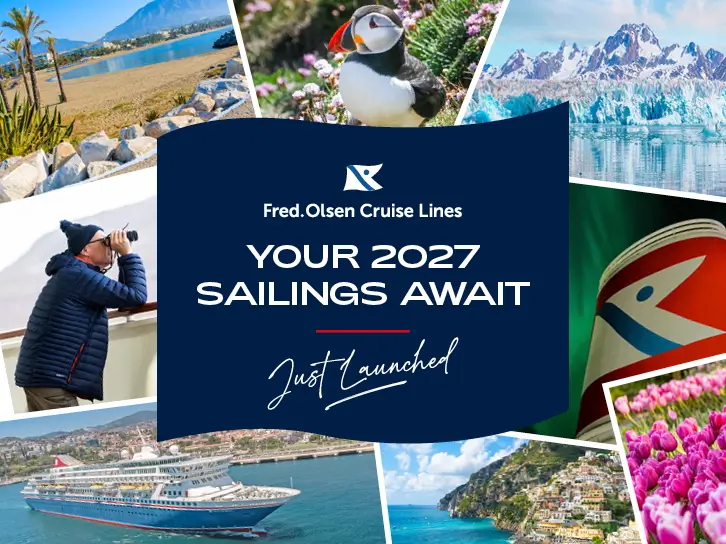 The horizon has opened: Fred. Olsen’s new itineraries have arrived.